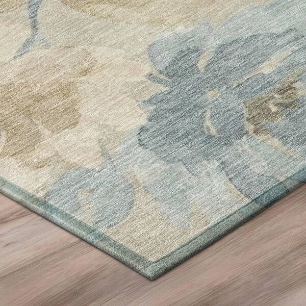 Chantille Machine Washable Indoor/Outdoor Abstract ACN3014 Linen 10 ft. x 14 ft. Area Rug