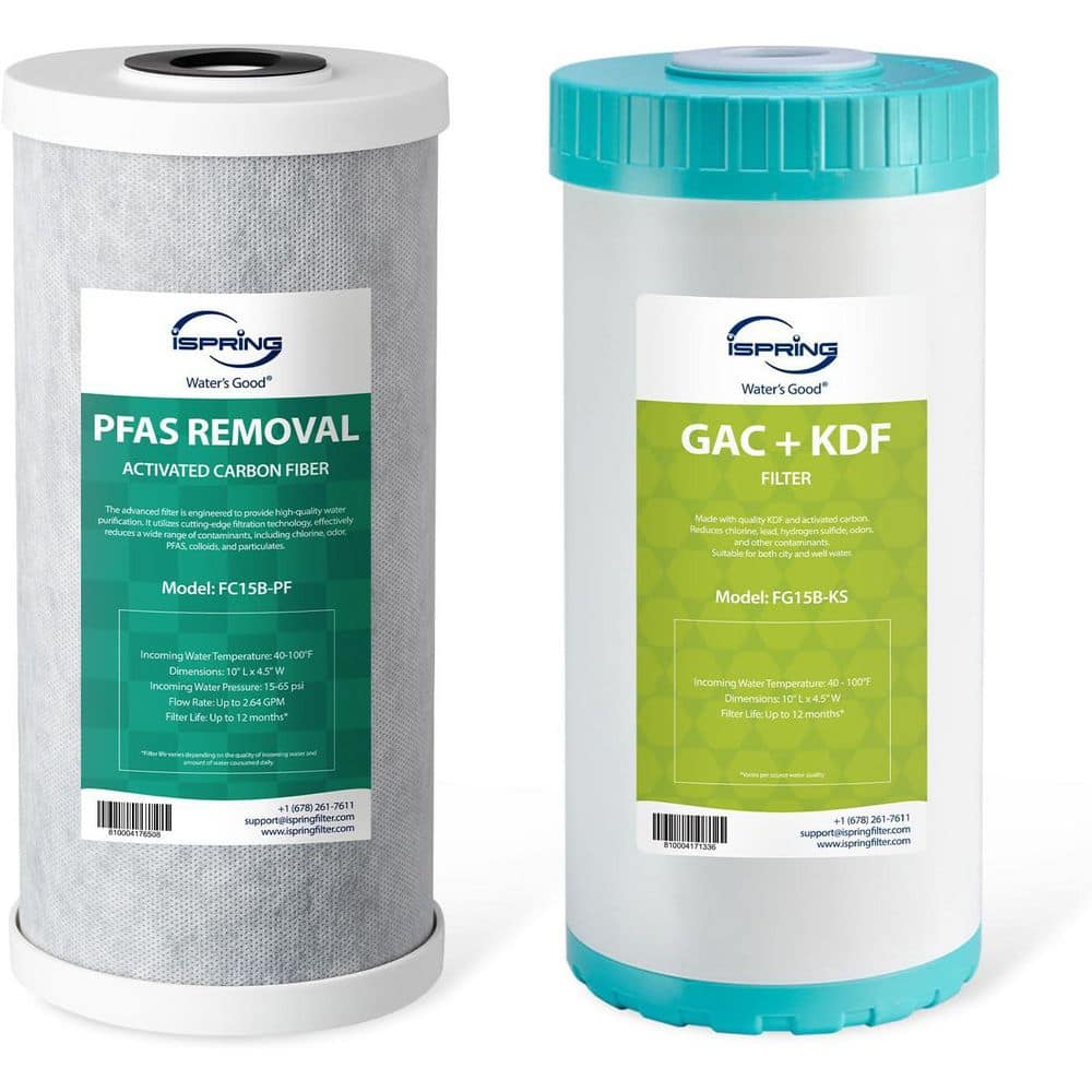 F2WGB21BPFKS Whole House Water Filter Replacement Set for WGB21B-PFKS, PFAS, Heavy Metals, Chlorine and Odor Reduction price history on PriceWatchPro