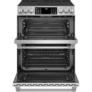 30 in. 4 Burner Element Smart Slide-In Electric Range in Matte Stainless Steel with True Convection, Air Fry