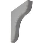 1-3/4 in. x 10-1/2 in. x 10-1/2 in. Pebble Grey Eaton Wood Vintage Decor Bracket