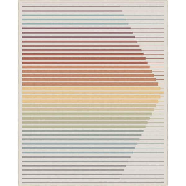 Apollo Odyssey Modern Geometric, 7 ft. 10 in. x 9 ft. 10 in., Multi Area Rug