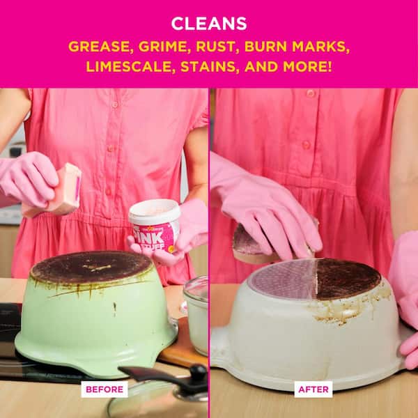 THE PINK STUFF 500 g Miracle Cleaning Paste (2-Pack) and 750 ml