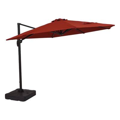 led solar umbrella home depot