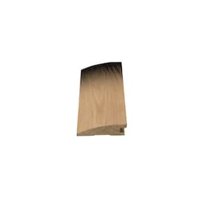 European White Oak Baguette 5/8 in. T x 2 in. W x 78 in. L Flush Reducer Solid Wood Molding
