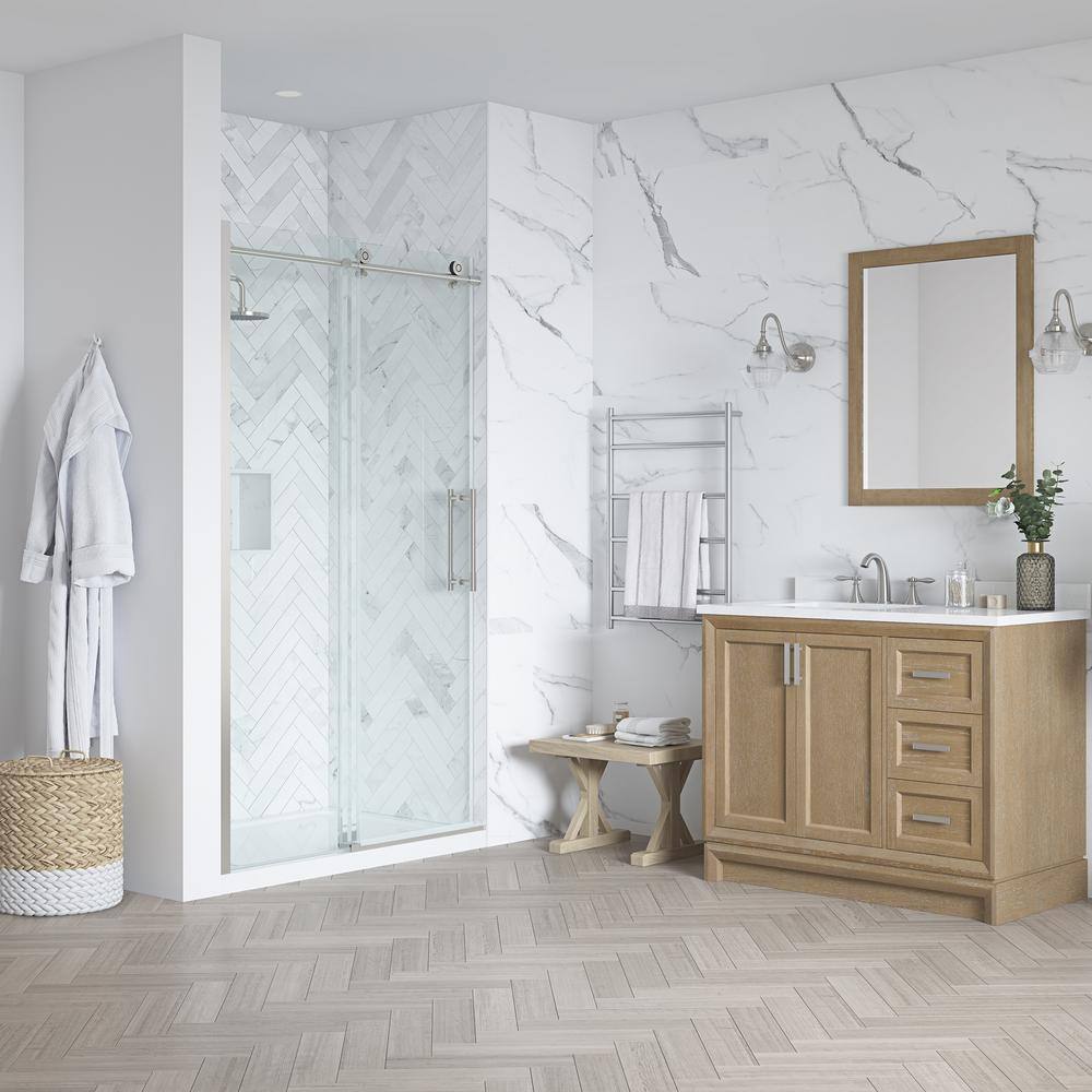 OVE Decors 48-in. Eva Alcove Soft-Close Shower Door