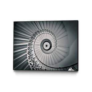 28 in. x 22 in. "The Tulip Staircase, Greenwich" by Nick Jackson Framed Wall Art
