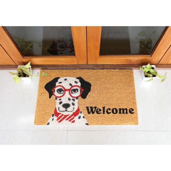 High Cotton You're Home Early Doormat - Funny Dog Welcome Mat 27 x 17 -  Multi - 72 in. x 17 in. x 1 in. - Bed Bath & Beyond - 24302677