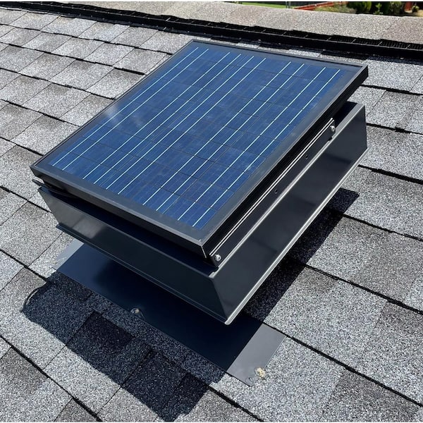 Remington Solar 40-Watt Galvanized Black Steel Roof Mount Solar