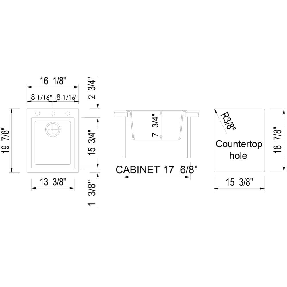 Biscuit Granite Composite Single Bowl Kitchen Sink