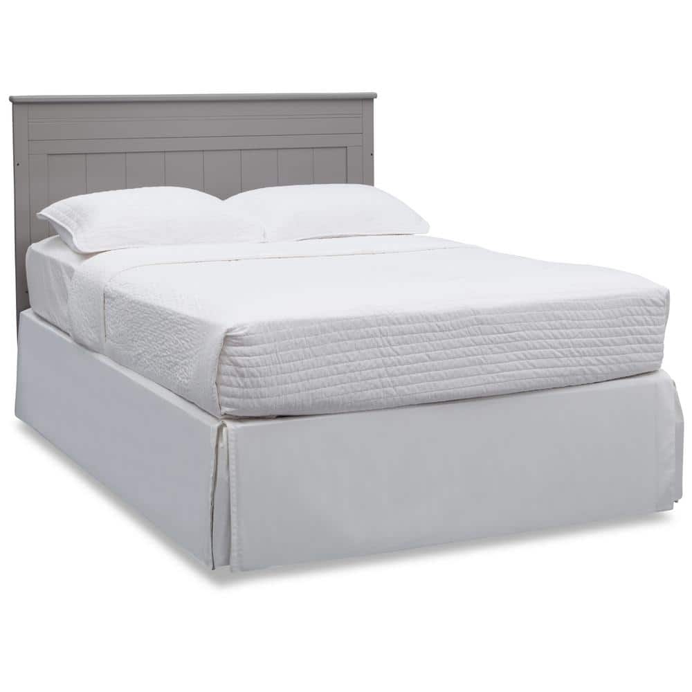 Grey 4-in-1 Convertible Crib with Adjustable Height