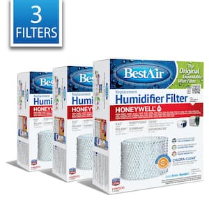 LifeSupplyUSA Humidifier Filter Water Panel Pads for AprilaireHumidifier  Furnace, Compare to Aprilaire Part # 45 (3-Pack) 3ER186 - The Home Depot