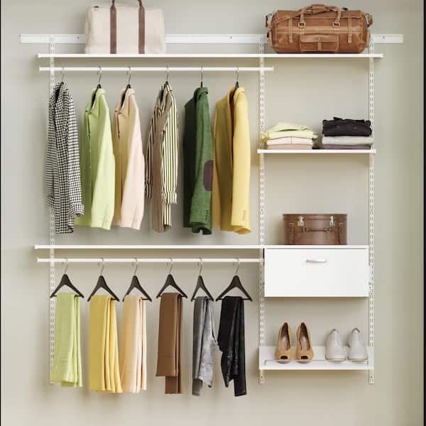 ClosetMaid 6.38 in. H ShelfTrack Wood 3-Pair Shoe Rack Shelf Kit