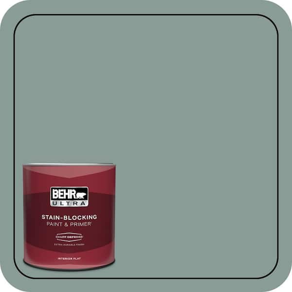 BEHR ULTRA 1 qt. #490F-5 Cloud Burst Extra Durable Flat Interior Paint & Primer