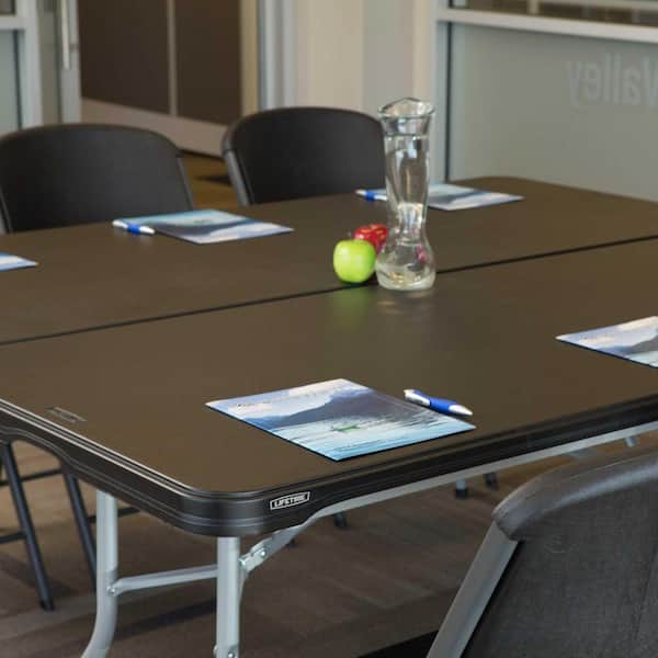 Lifetime 28-Piece Black Stackable Folding Table Set 80440 Lifetime 28-Piece Black Stackable Folding Table Set 80440