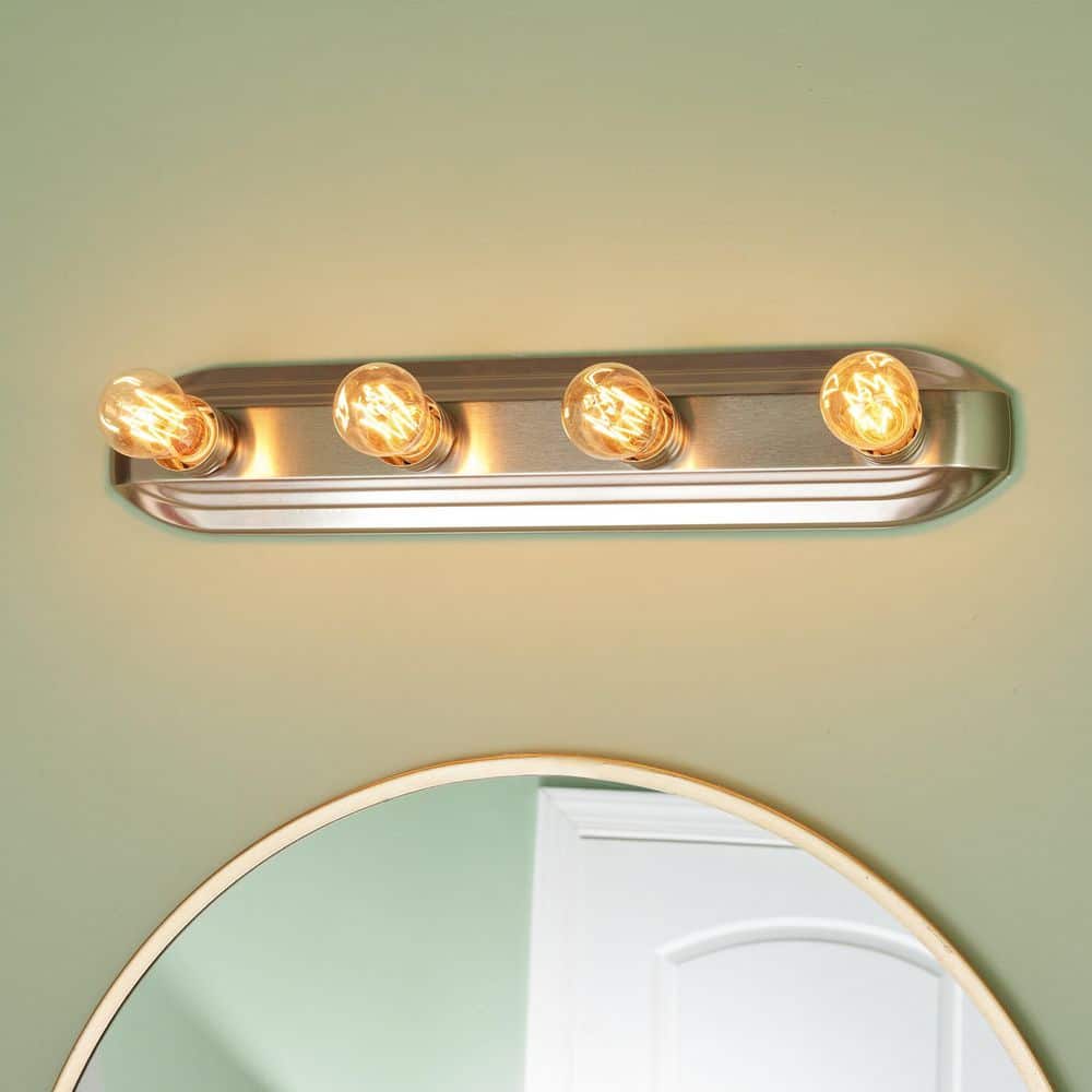 6614-BN-Designers Fountain-Builder - Four Light Bath Bar