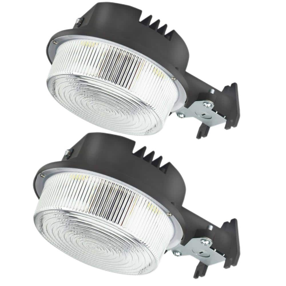 250-Watt Equivalent Integrated LED Bronze Weather Resistant LED Flood Light
