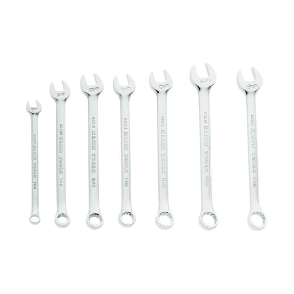 7-Piece Metric Combination Wrench Set