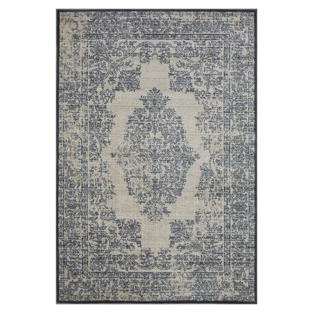 Celena Amiber Cream 7 ft. 10 in. x 9 ft. 10 in. Oriental Polypropylene Area Rug price history on PriceWatchPro