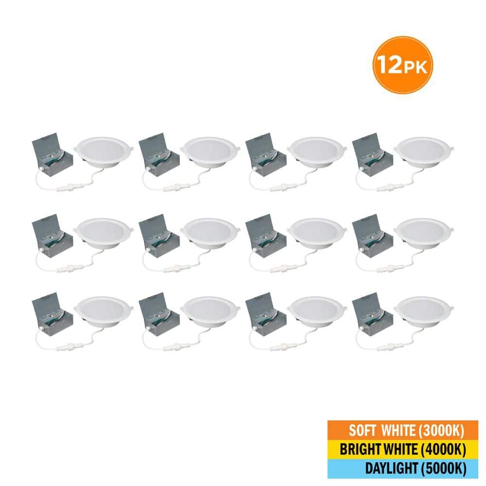 PRIVATE BRAND UNBRANDED 6 in. Canless Color Selectable CCT