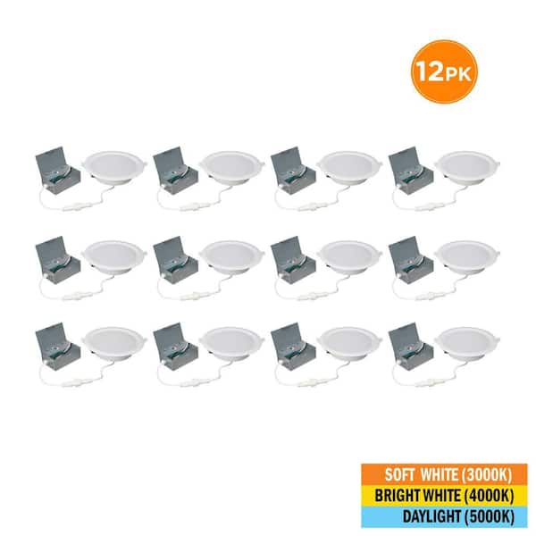 PRIVATE BRAND UNBRANDED 6 in. Canless Color Selectable CCT