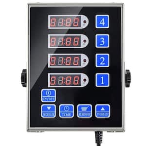 Wudkey 6 Channel Precision Stainless Steel Digital LED Kitchen