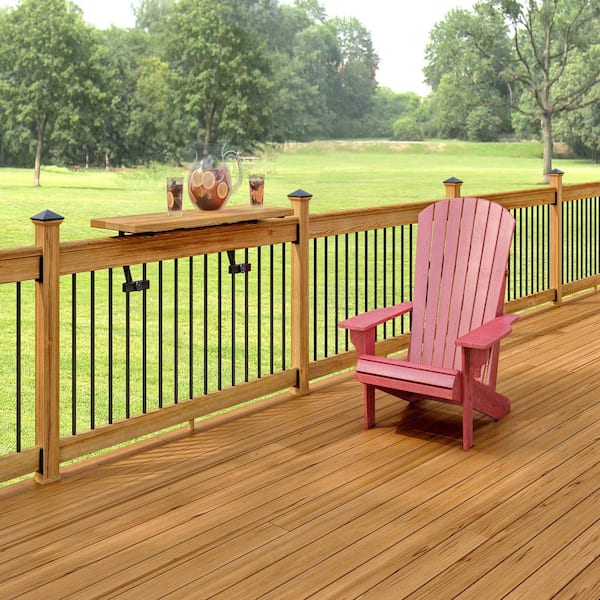 4 in. x 4 in. x 9 ft. Pressure-Treated Cedar-Tone Moulded Fence Post 4 in. x 4 in. x 9 ft. Pressure-Treated Cedar-Tone Moulded Fence Post