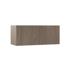 Designer Series Edgeley Assembled 36x15x12 in. Wall Kitchen Cabinet in Driftwood