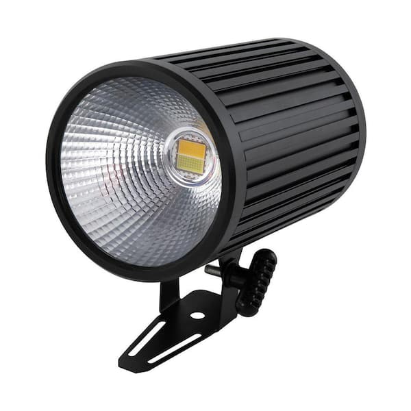 6.1 in. 200-Watt Equivalent Integrated LED Black High Bay Light IP65 Waterproof Par Light Stage Light, 3600-5600K