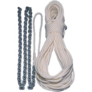 1/2 X 200 ft.Anchor Rope With 1/4 X 15 ft. Anchor Chain