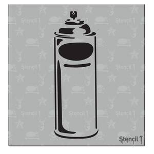 Spray Can Small Stencil
