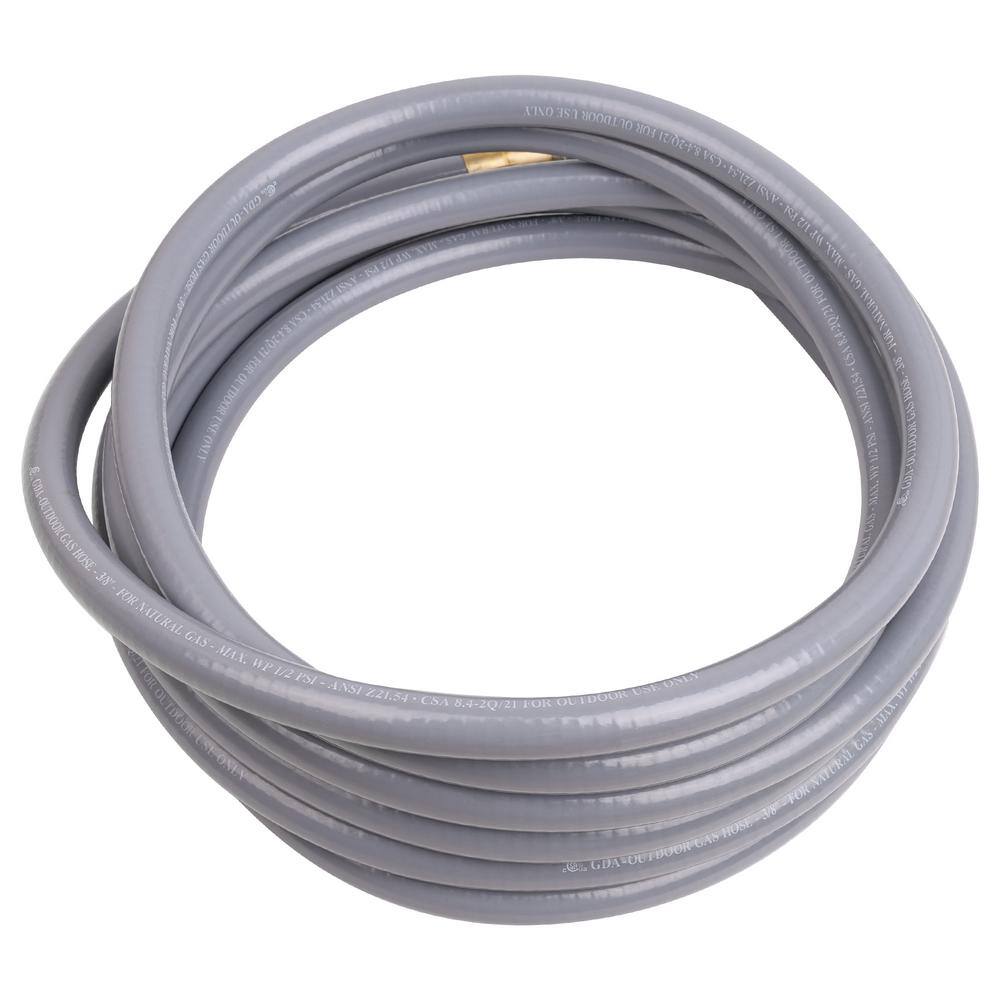 15 ft. x 3/8 in. Natural Gas Hose with Quick Connect Fittings Best