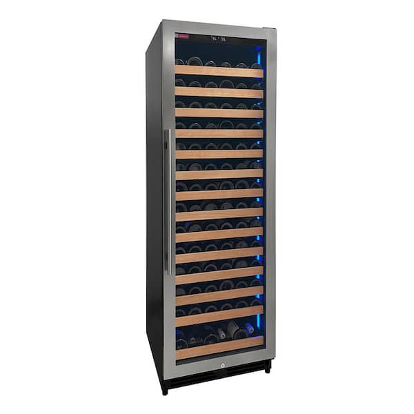 Allavino Reserva 163-Bottle 71 in. Tall Single Zone Right Hinge Digital Wine Cellar Cooling Unit in Stainless Steel