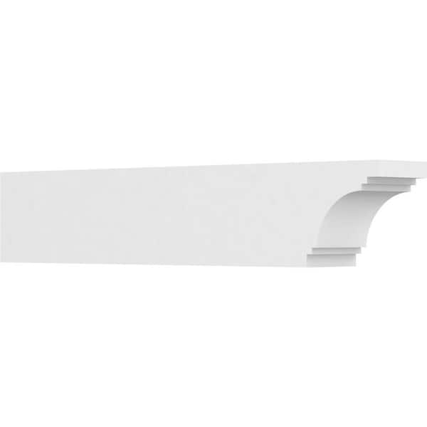 Ekena Millwork 6 in. x 8 in. x 42 in. Pescadero PVC Rafter Tail Brace