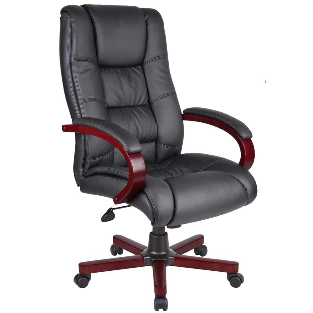 Black Boss High Executive Wood Finished Chairs