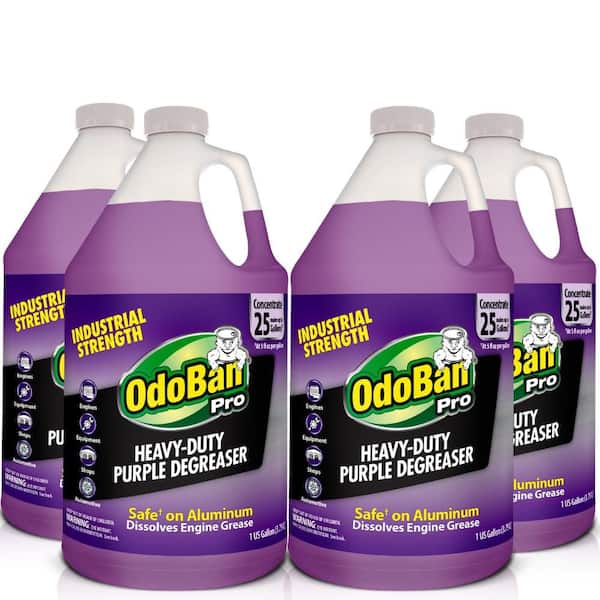 1 Gal. Heavy-Duty Purple Degreaser, Concentrated Cleaner and Degreaser, Dissolves Oil, Grease, Tar, Soot, Paint (4-Pack)