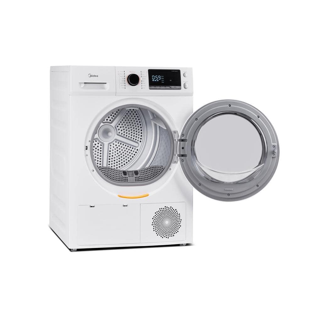 Midea 4.4 Cu. Ft. White Stackable Ventless Electric Dryer with Sensor Dry