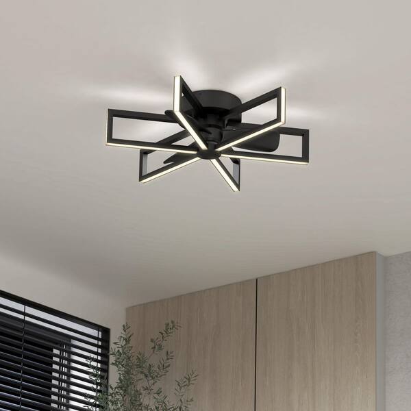 Artika Swirl 26 in. Indoor Black 8-Steps CCT 18.7 in. Integrated