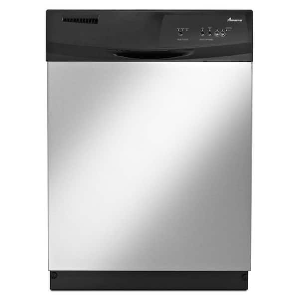 Amana 24 in. Stainless Steel Front Control Tall Tub Dishwasher, 63 dBA