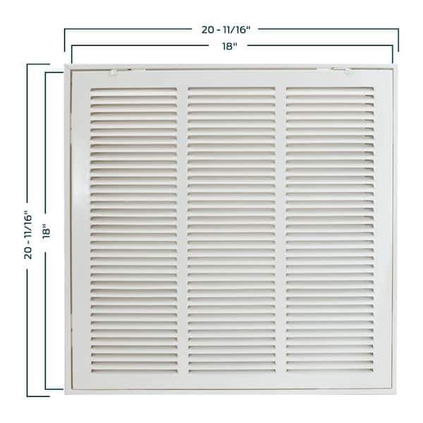 Grille De Retour De Filtre HVAC Premium - Dimensions 32 X 16 Pouces, Neuve, Fabrication Canada