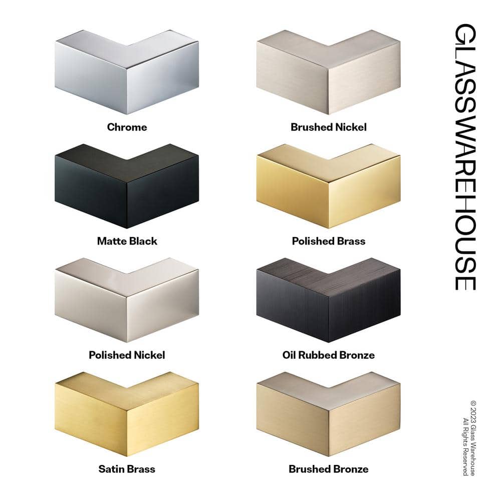 Gaia 30" x 78" Polished Brass Fluted Glass Frameless Shower Panel