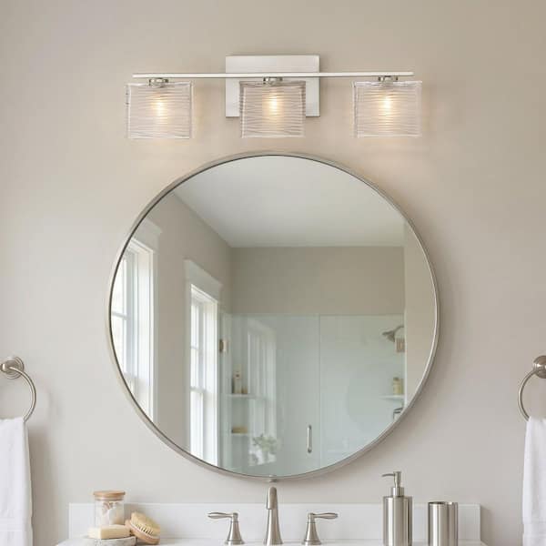Quoizel Kolt 3-Light Brushed Nickel Vanity Light KLT8603BNLED