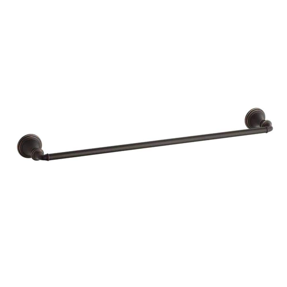 KOHLER Devonshire 24 in. Towel Bar in Oil-Rubbed Bronze K-R10551-BRZ ...