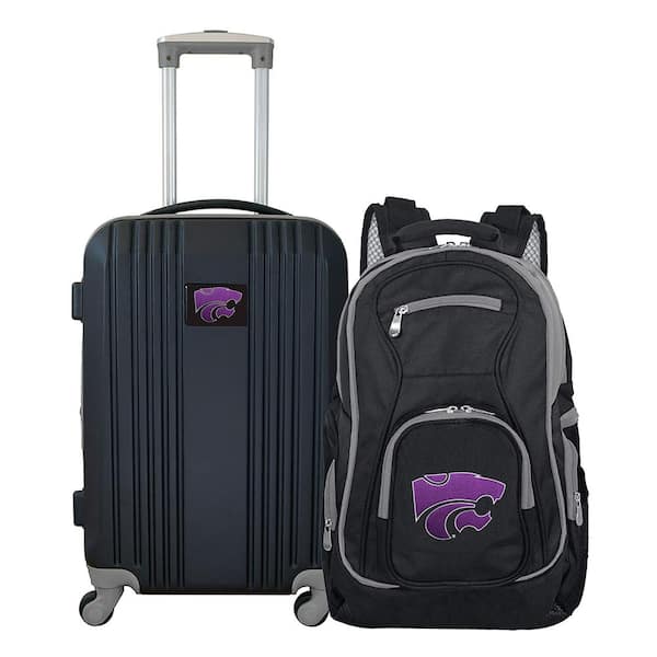 Mojo NCAA Kansas State Wildcats 2-Piece Set Luggage and Backpack