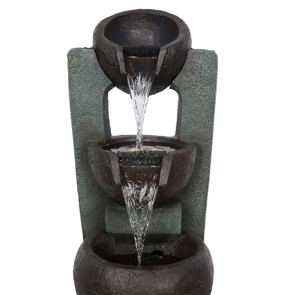 Alpine Corporation 34 in. Tall Multi-Level Basin Fountain