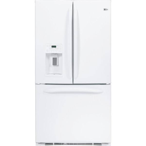 GE 25.1 cu. ft. French Door Refrigerator in White