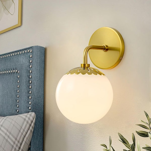 Have a question about HUOKU Ceder 5.9 in. W 1-Light Aged Brass