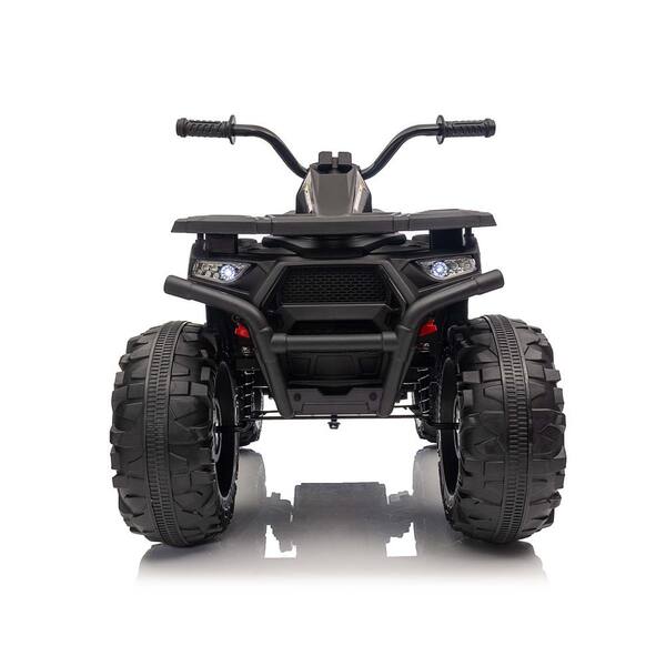 Siavonce Kids ATV 2 Wheeler 24 Volt 2WD Ride On Toys for Big Kids w 2 Seater 4x200W Motor 5.6Mph Max Speed black XMJ P203357 The Home Depot