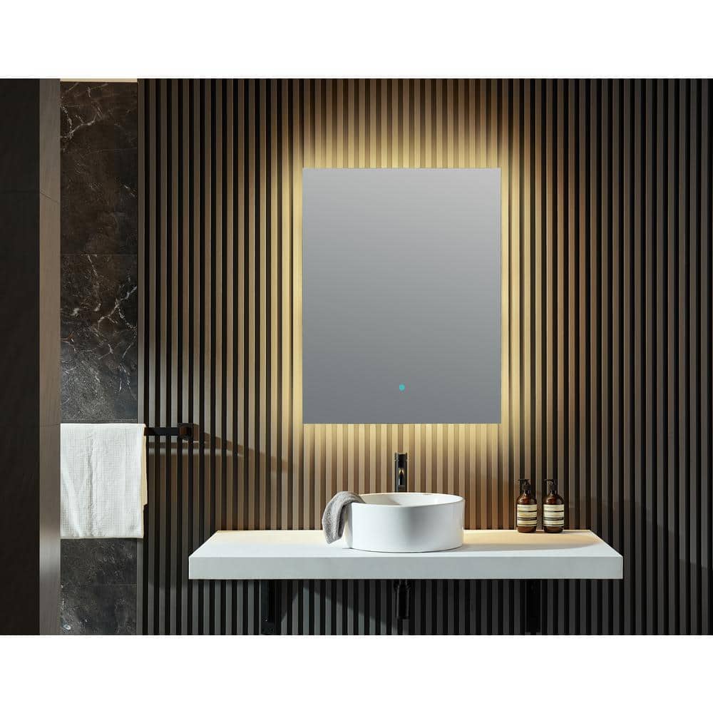 Stellar Frameless LED Bathroom Vanity Mirror with Bluetooth Speaker