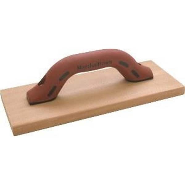 MARSHALLTOWN 12 in. x 5 in. Redwood Hand Float with Durasoft Handle