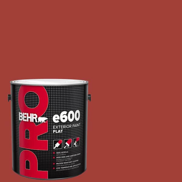 1 gal. #PPU2-16 Fire Cracker Flat Exterior Paint